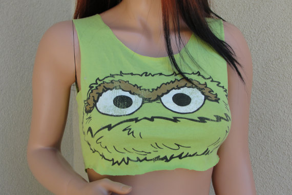 Oscar The Grouch Crop top ?