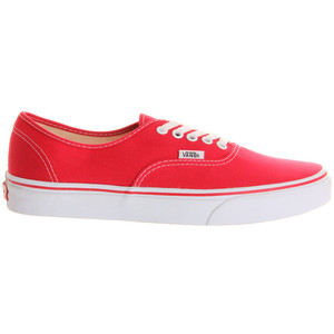 vans red authentics