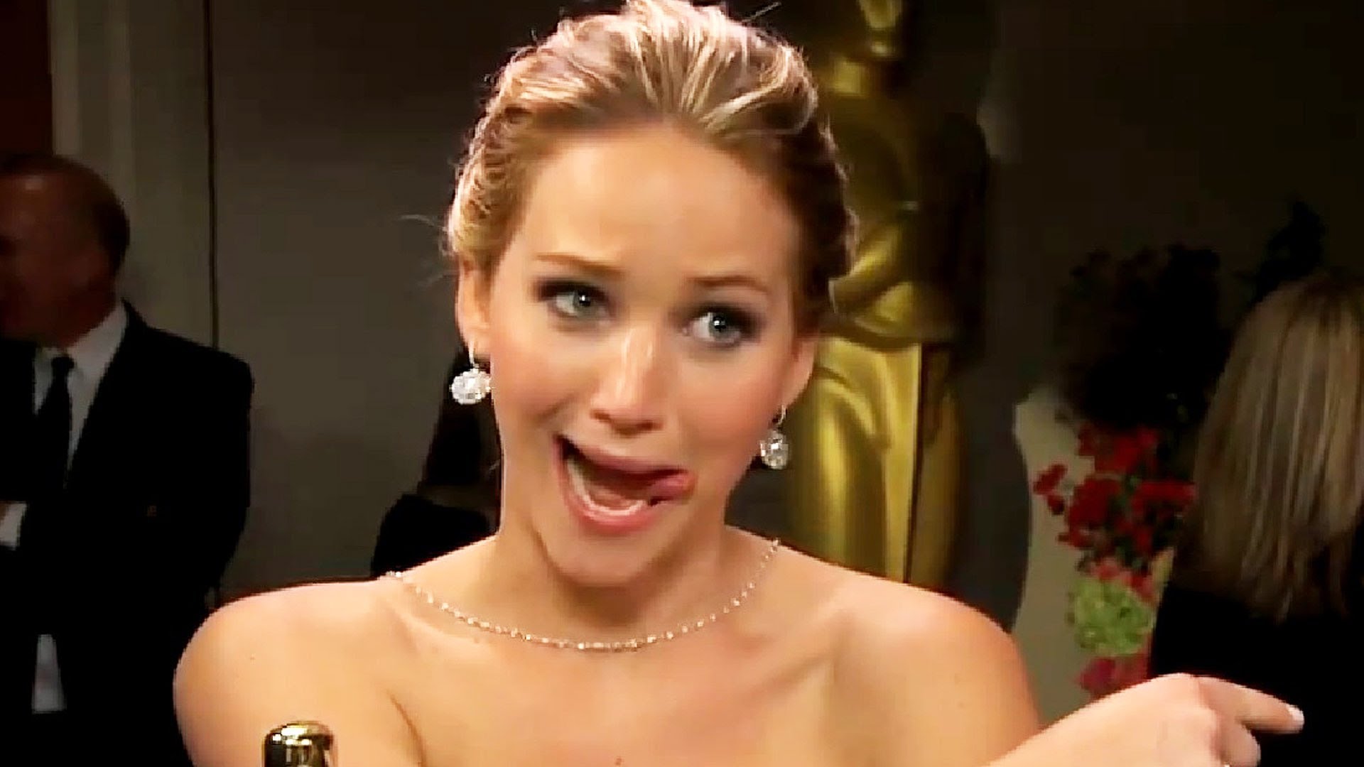 Jennifer Lawrence goofy