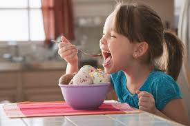 Girl Eating Ice Cream